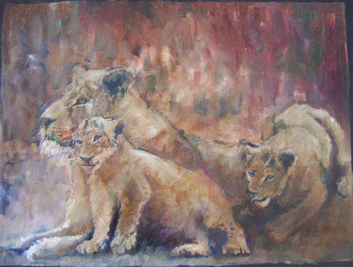 wild (104cmx78cm Oil on canvas )