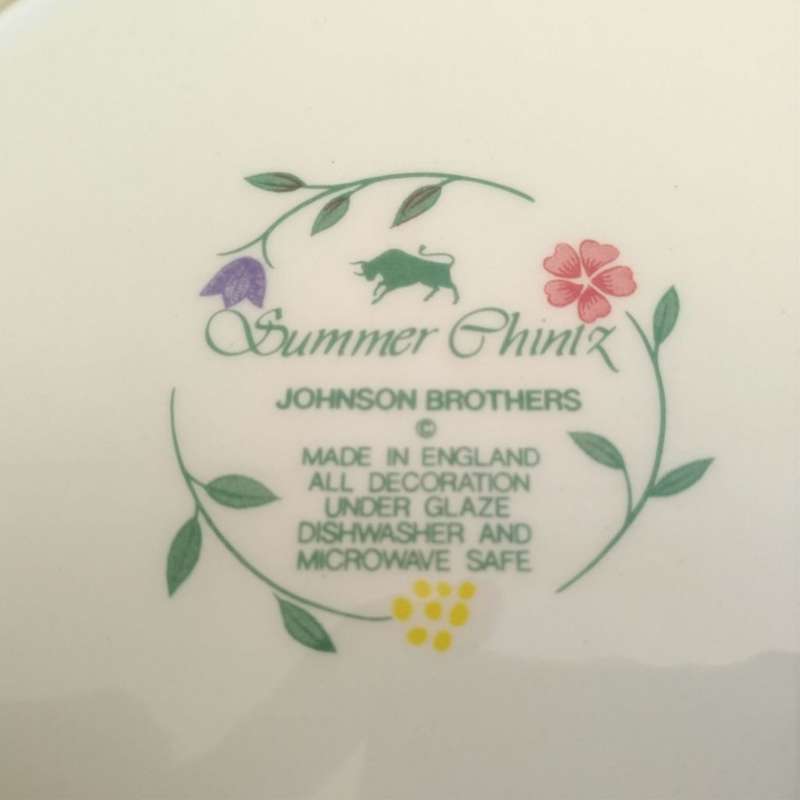 Johnson Bros Summer Chintz Plate