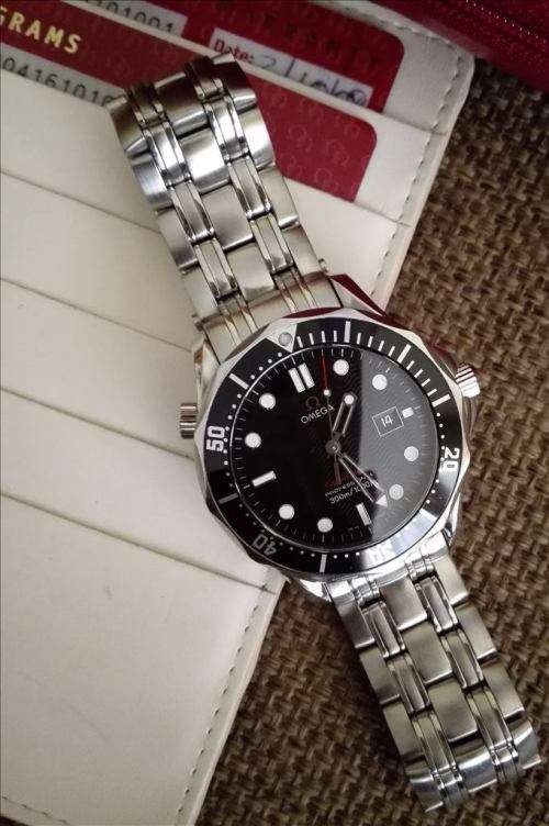 Original RED Omega Seamaster Pro Diver 300m Quartz