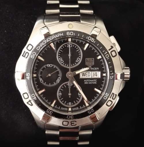 TAG Heuer AquaRacer DAY DATE Calibre 16 Automatic  - FULL BOX AND PAPERWORK