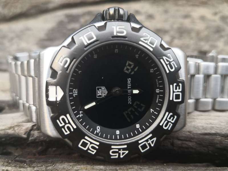 **NO RESERVE** Tag Heuer Formula 1 Digital & Analog Quartz 41mm