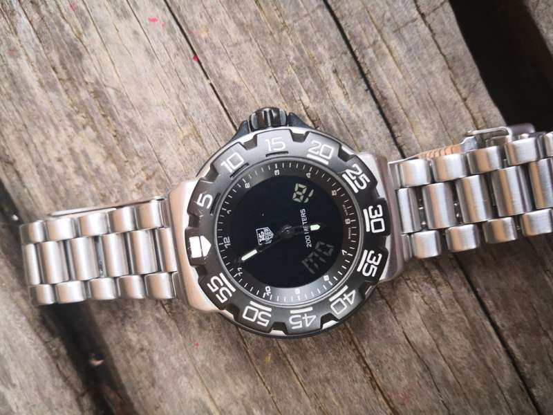 **NO RESERVE** Tag Heuer Formula 1 Digital & Analog Quartz 41mm
