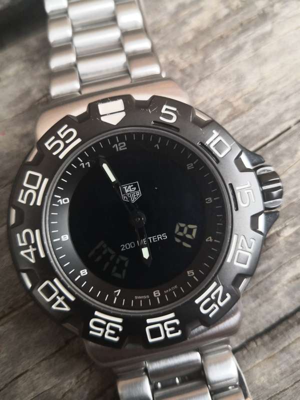 **NO RESERVE** Tag Heuer Formula 1 Digital & Analog Quartz 41mm