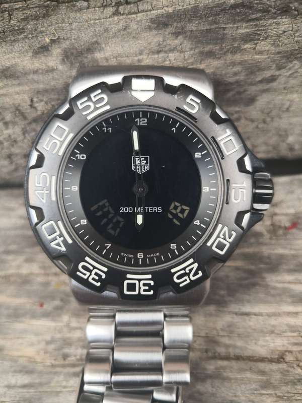 **NO RESERVE** Tag Heuer Formula 1 Digital & Analog Quartz 41mm