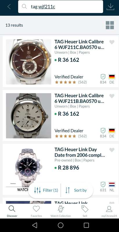 Tag Heuer Link Calibre 6 Automatic 39mm