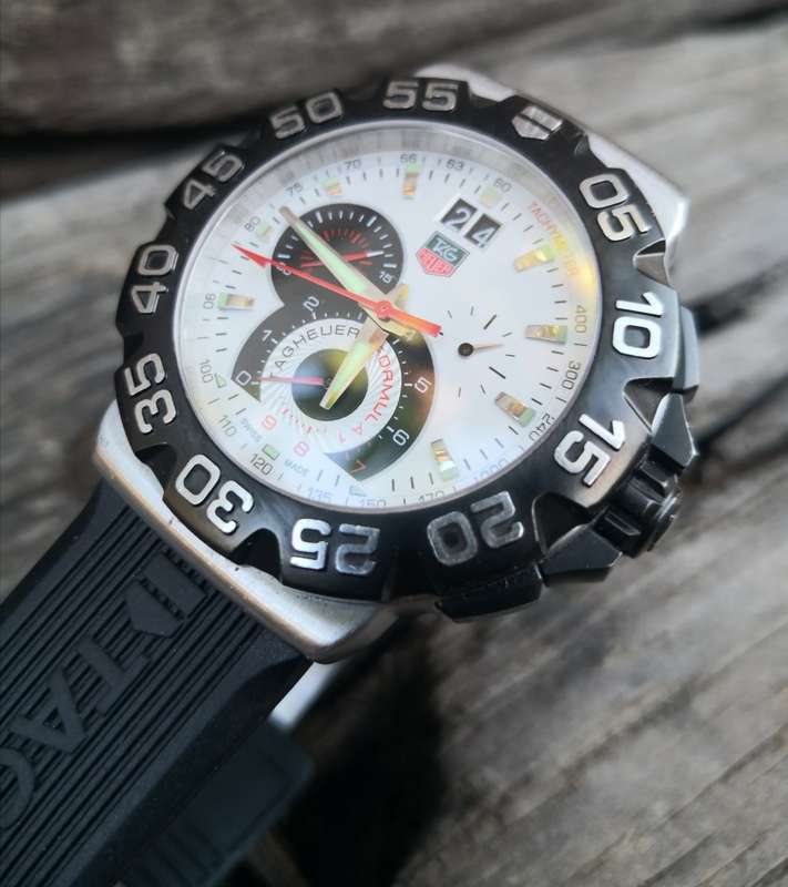 **R1 START**NO RESERVE**Tag Heuer Formula 1 Grande Date Chronograph Quartz 44mm