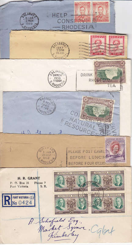 Rhodesia different covers
