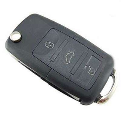 Folding Car Remote Flip Key Shell Case For VW Golf, Passat, Polo, Bora