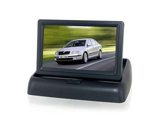 4.3" HD LCD Screen Color Remote Control Folding Monitor