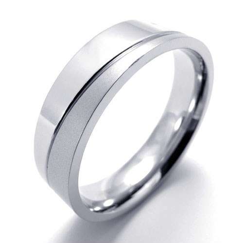 Men's Wedding/Engagement/Promise Stainless Steel Ring
