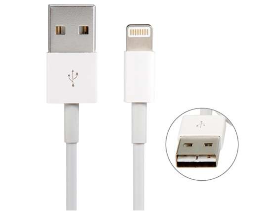1M 8-Pin to USB Charging Data Cable for iPhone 6/5S/5C/5 (White)