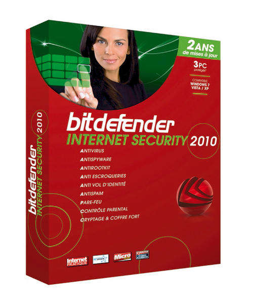 Bitdefender Internet Security 2010 - 3 USERS 1 YEAR License