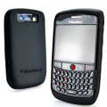 Premium Silicone Skin Cover for BlackBerry Curve 8900 (Black)