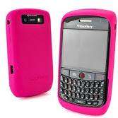 Premium Silicone Skin Cover for BlackBerry Curve 8900 (Hot Pink)
