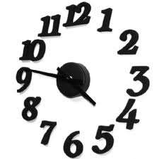 New Modern Interior Design Deco Decal DIY Wall Clock - R1.00 Start!!!