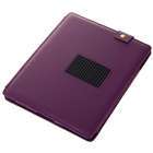 Protective Leather Flip-Open Case + Movie Stand for Apple 9.7" iPad (Purple)