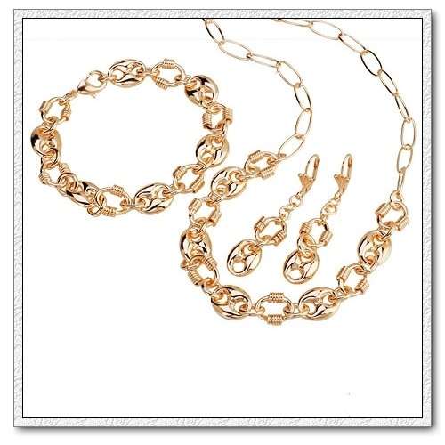 FASHION JEWELRY SET ~~NECKLACE + EARRINGS + BRACELET~~