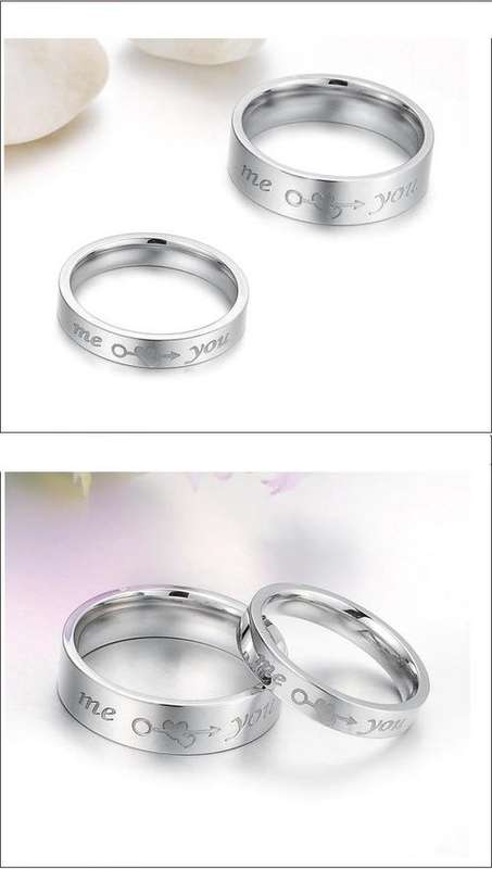Couple Wedding Ring Set