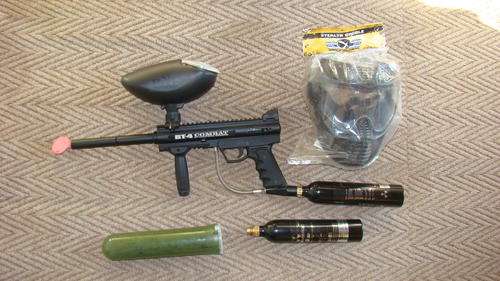 Paintball Gun - BT4 Combat with Accessories