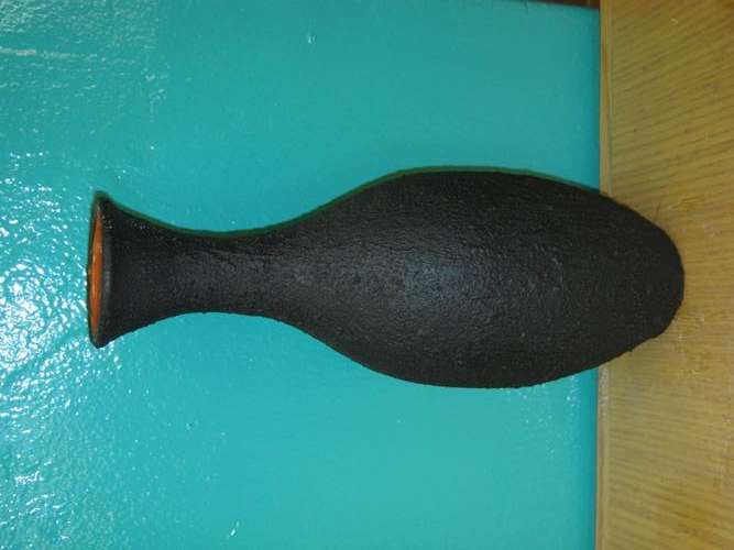 Black Terra Cotta Flower Vases