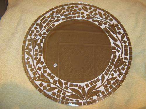 Mosaic mirror - Tulip flower - Clear Mosiac - 40cm