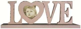 Love on stand with photo frame