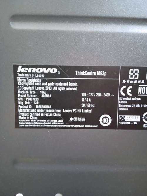 Lenovo ThinkCentre M93p