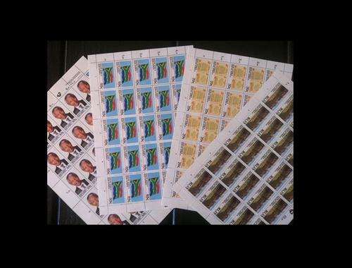 South Africa 1994 Nelson Mandela Inauguration. Complete set in Full Sheets. MNH