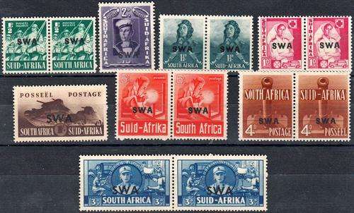 SWA 1941 Large War Set. MNH