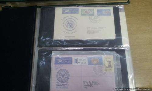 RSA First Day Covers in album. As per scans.