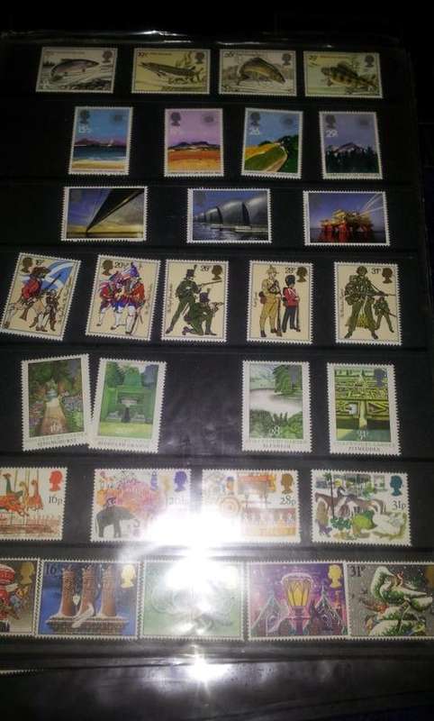 GB total of 14 Year-packs (1983 to 1995). MNH