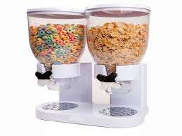 Stylish Double Cereal Dispenser - We Can Courier It To You