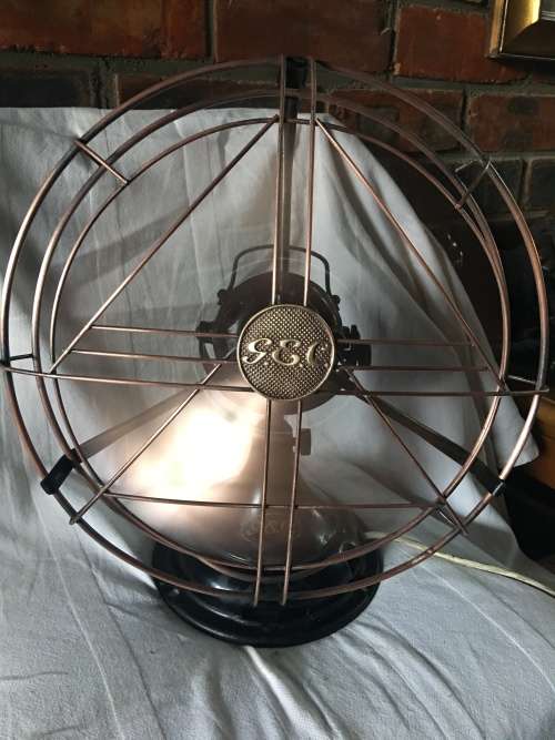 WOW !!! AMAZING VINTAGE G.E.C TABLE FAN WORKING PERECTLY