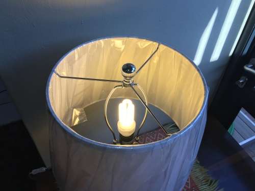 Brand new Stunning Fuller Decor Studio designer glass lamp with an awesome shade