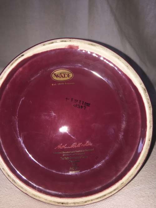 1st Wade Porcelain Bells Whiskey Decanter Christmas 1999 SEALED LIMITED EDITION