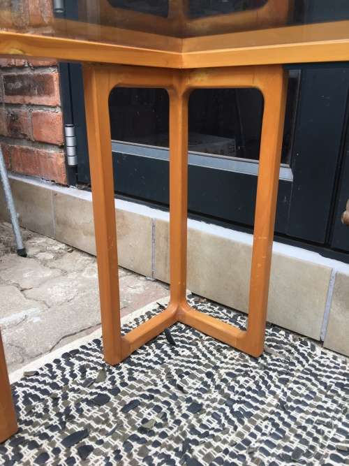 STUNNING ARTDECO BEECH WOOD COFFEE TABLE