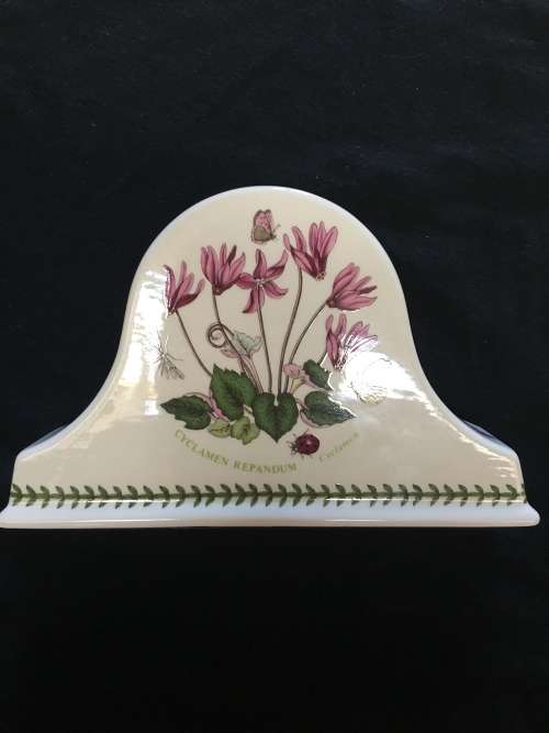 Beautiful Portmeirion hand painted porcelain with a Portmeiron quartz clock
