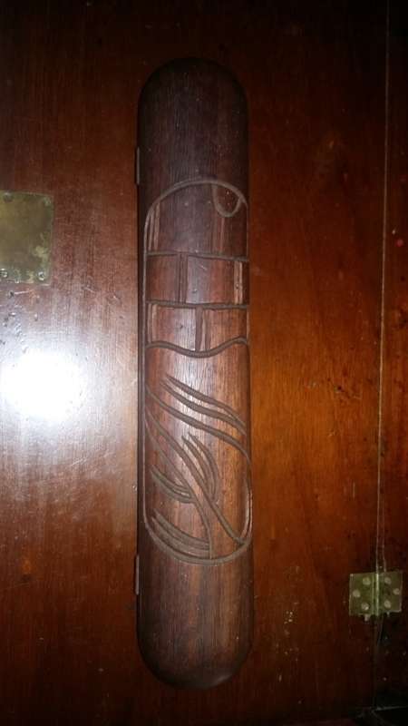 VINTAGE ORIENTAL CARVED OBLONG WOODEN BOX