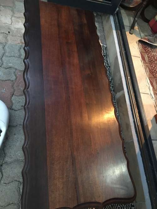 BEAUTIFUL IMBUIA BALL AND CLAW COFFEE TABLE