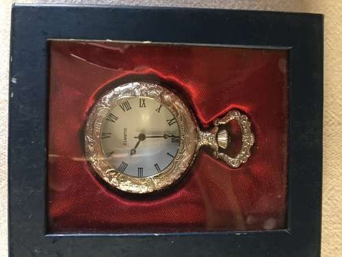 DECORATIVE QUARTZ POCKET WATCH