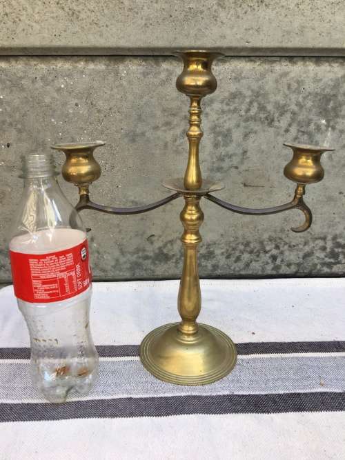 STUNNING DECORATIVE BRASS CANDELABRA
