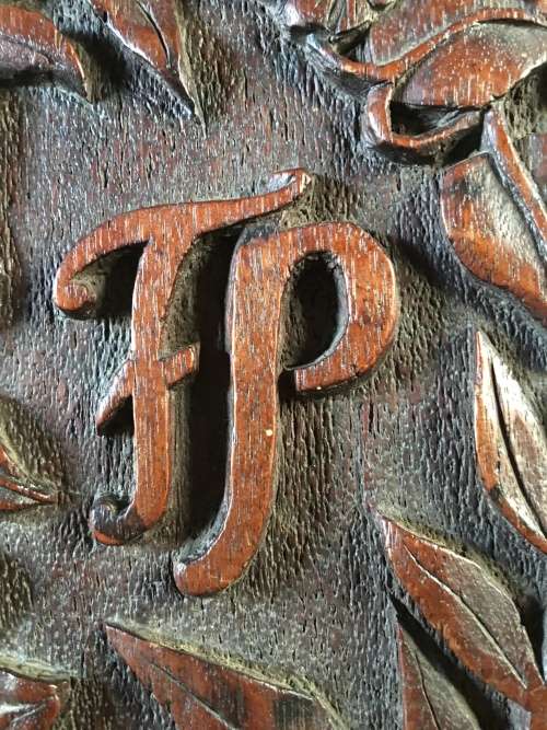 BEAUTIFUL TEAK HAND CARVED WALL HANGING