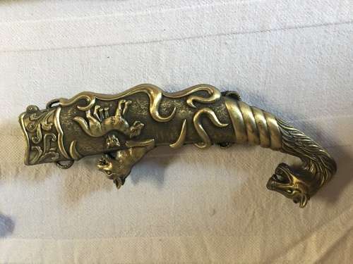STUNNING decorative functional knife in a matching scabbard