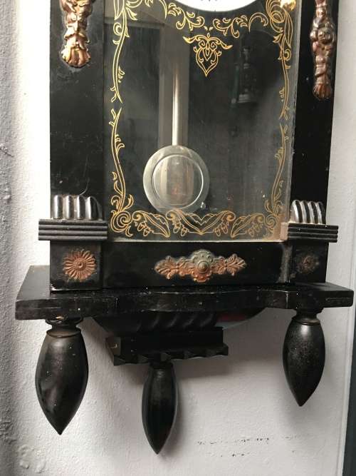 RARE VINTAGE 1950'S CHINESE 555 WALL CLOCK MADE IN SHANGHAI working