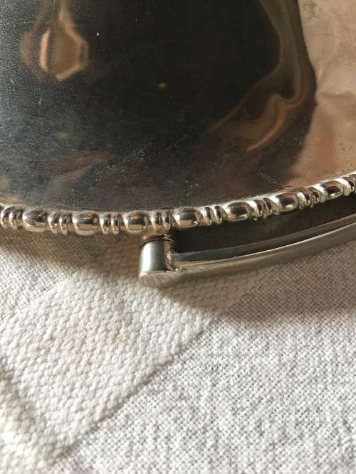 GORGEOUS ANTIQUE SILVER PLATED FRUIT BOWL