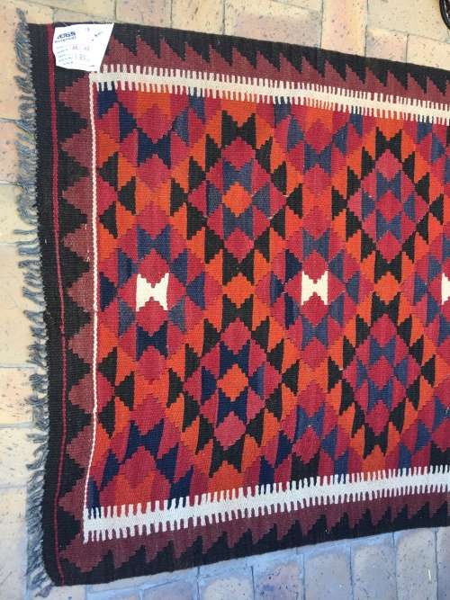 STUNNING AUTUMN TONES KELIM PERSIAN CARPET