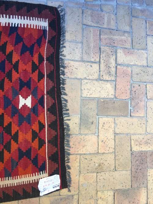 STUNNING AUTUMN TONES KELIM PERSIAN CARPET