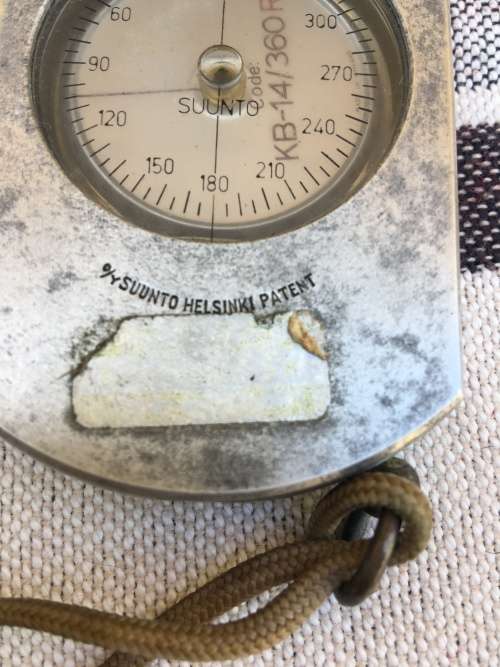 VINTAGE SUUNTO PRECISION COMPASS MADE IN FINLAND AND WORKING