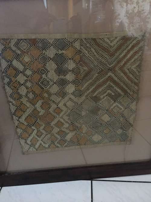 STUNNING ANTIQUE FRAMED KELIM PERSIAN CARPET