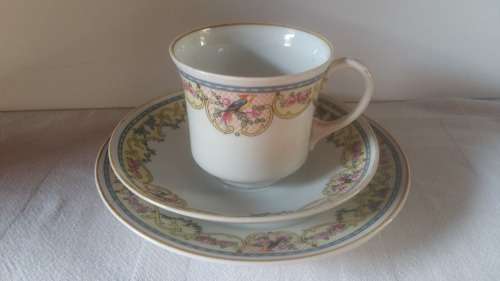 Vintage CZECHOSLOVAKIA MZ porcelain Tea Trio